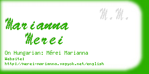 marianna merei business card